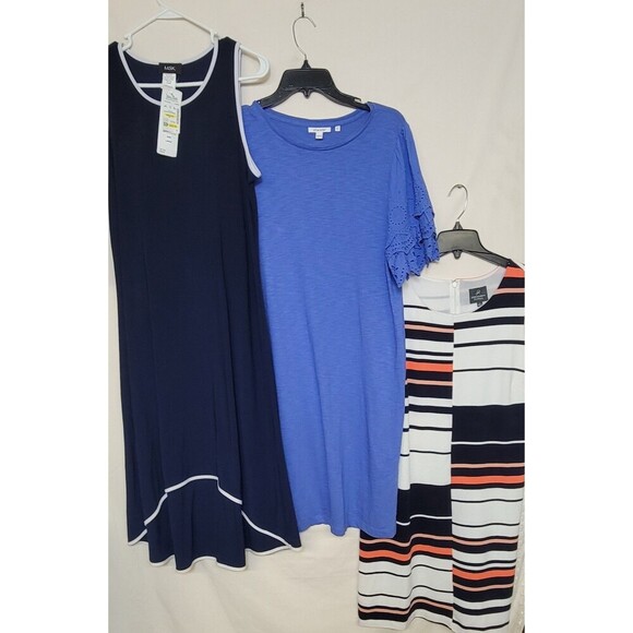 Adriana Papell, Chico's & MSK (3) dresses size large bundle - Picture 1 of 10